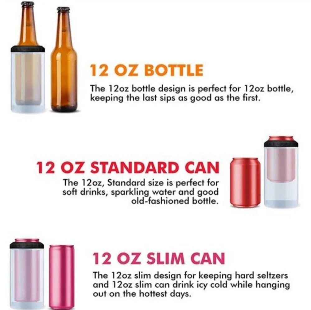 Playing Cards 4 in 1 Can Cooler 14oz Tumbler 🎉sale